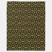Floral Elegante Luxus Moderne Sammlung Fleecedecke (Vorderseite)