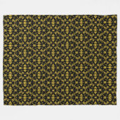 Floral Elegante Luxus Moderne Sammlung Fleecedecke (Vorderseite (Horizontal))