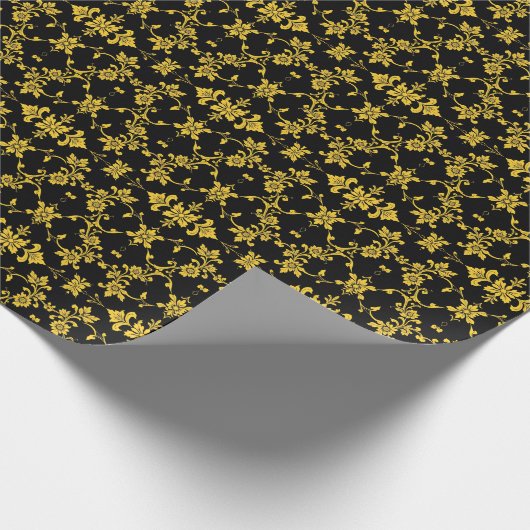 Floral Elegante Luxus Moderne Sammlung Geschenkpapier (Ecke)