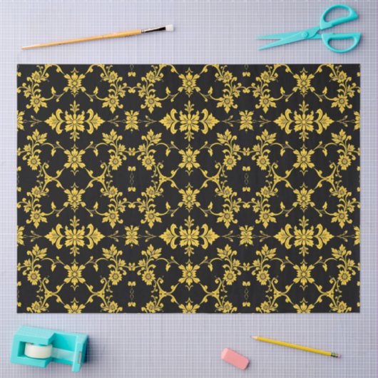 Floral Elegante Luxus Moderne Sammlung Seidenpapier (Basteln)