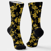 Floral Elegante Luxus Moderne Sammlung Socken (Gewinkelt)