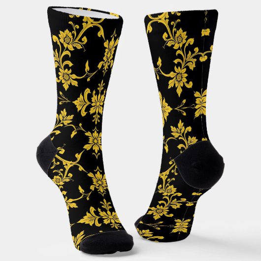 Floral Elegante Luxus Moderne Sammlung Socken (Gewinkelt)