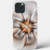 Floral Elegante Modernes Abstraktes Fraktal Case-Mate iPhone Hülle (Rückseite)