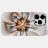 Floral Elegante Modernes Abstraktes Fraktal Case-Mate iPhone Hülle (Rückseite (Horizontal))