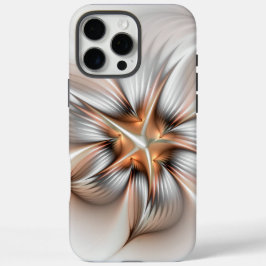 Floral Elegante Modernes Abstraktes Fraktal iPhone 16 Pro Max Hülle
