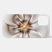 Floral Elegante Modernes Abstraktes Fraktal Case-Mate iPhone Hülle (Rückseite (Horizontal))