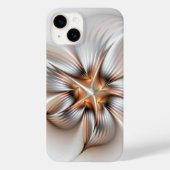 Floral Elegante Modernes Abstraktes Fraktal Case-Mate iPhone Hülle (Rückseite)