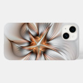Floral Elegante Modernes Abstraktes Fraktal Case-Mate iPhone Hülle (Rückseite (Horizontal))