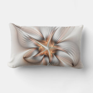 Floral Elegante Modernes Abstraktes Fraktal Kissen Für Draußen