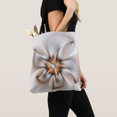 Floral Elegante Modernes Abstraktes Fraktal Tasche (Von Nahem)