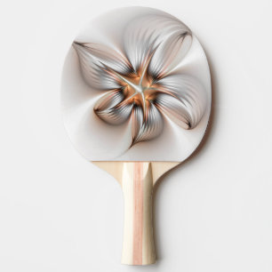 Floral Elegante Modernes Abstraktes Fraktal Tischtennis Schläger
