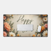 Floral Elegante - Springtime Osterfeiern Schreibtischunterlage (Tastatur & Maus)