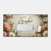 Floral Elegante - Springtime Osterfeiern Schreibtischunterlage (Tastatur & Maus)