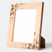 Floral Elegantes Minimalistisches Foto Geätzte Rahmen (Links)