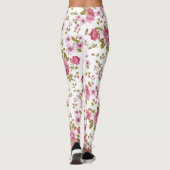 Floral Elegantes Vintages Design Leggings (Rückseite)
