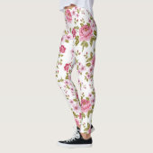 Floral Elegantes Vintages Design Leggings (Links)
