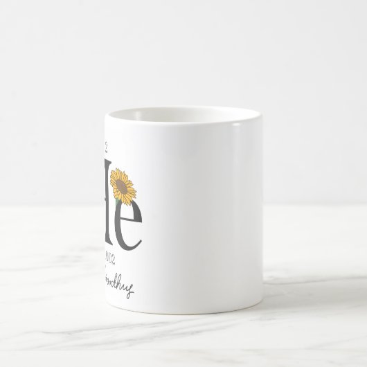 Floral-Element-Helium Kaffeetasse (Mittel)