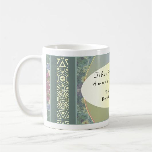 Floral Emblem Kaffeetasse (Links)