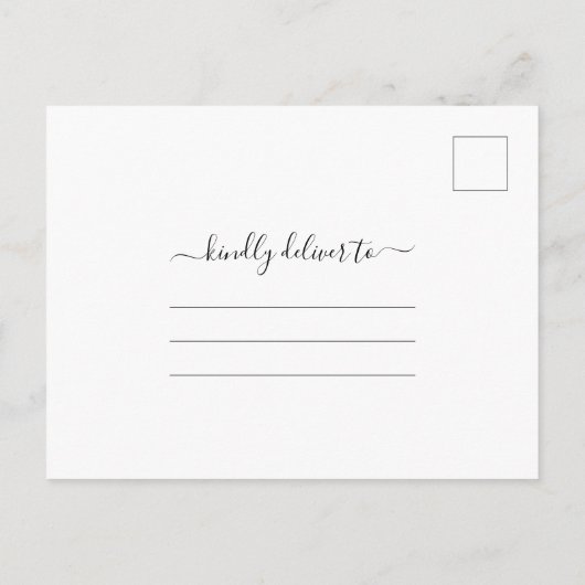 Floral Emerald Green Quinceanera Save the Date Postkarte (Rückseite)