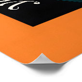 Floral Empowerment Art Print Electric Tulips Poster (Ecke)