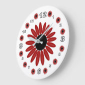 Floral Empress Kollektion Große Wanduhr (Winkel)