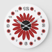 Floral Empress Kollektion Große Wanduhr (Vorderseite)