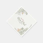 Floral en Trazos Serviette (Ecke)