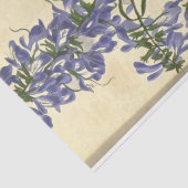 Floral Ephemera Decoupage Lila Blue Seidenpapier (Ausschnitt)