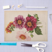 Floral Ephemera Decoupage Pink Blume Seidenpapier (Handwerk)