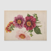 Floral Ephemera Decoupage Pink Blume Seidenpapier (Vorderseite)