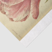 Floral Ephemera Decoupage Pink Lila Frühling Tulip Seidenpapier (Detail)