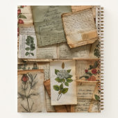 Floral Ephemera Personalisiert Planner Notizblock (Rückseite)