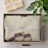 Floral Ephemere Decoupage Lila weiße Stiefmütterch Seidenpapier (Geschenk)