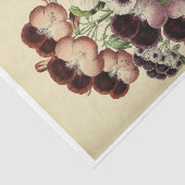 Floral Ephemere Decoupage Lila weiße Stiefmütterch Seidenpapier (Ausschnitt)