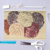 Floral Ephemere Decoupage Lila Weißes Rosa Seidenpapier (Handwerk)