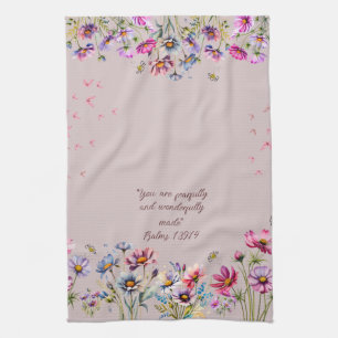 Floral Ermutigendes Küchentuch