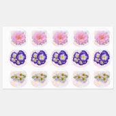 floral etiketten (Blatt)