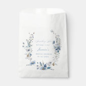 Floral Etwas Blau bevor ich Brautparty mache Geschenktütchen (Vorderseite)