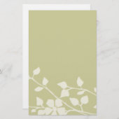 Floral Extravaganza Briefpapier (Vorne/Hinten)