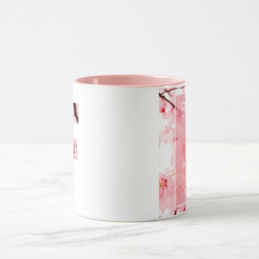 Floral F Initial Mug | Personalized Name & Traits Tasse (Zentrum)