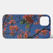 Floral Fabric, Blue Case-Mate iPhone Hülle (Rückseite (Horizontal))