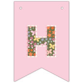 Floral Fairy Butterfly Happy Birthday Banner (Zweite Fahne)