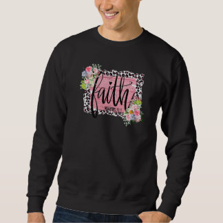 Floral Faith Bible Verse Christian Western Religio Sweatshirt
