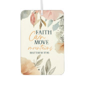 Floral Faith Can Move Mountains Autolufterfrischer (Vorderseite)