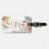 Floral Faith Can Move Mountains Gepäckanhänger (Vorderseite horizontal)