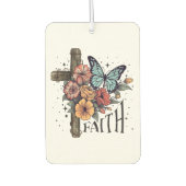 Floral Faith Cross Autolufterfrischer (Vorderseite)
