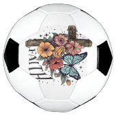 Floral Faith Cross Fußball (Gedreht)