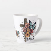 Floral Faith Cross Milchtasse (Rechte Ecke)