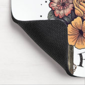 Floral Faith Cross Mousepad (Ecke)