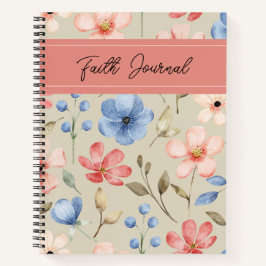 Floral Faith Journal Notizblock